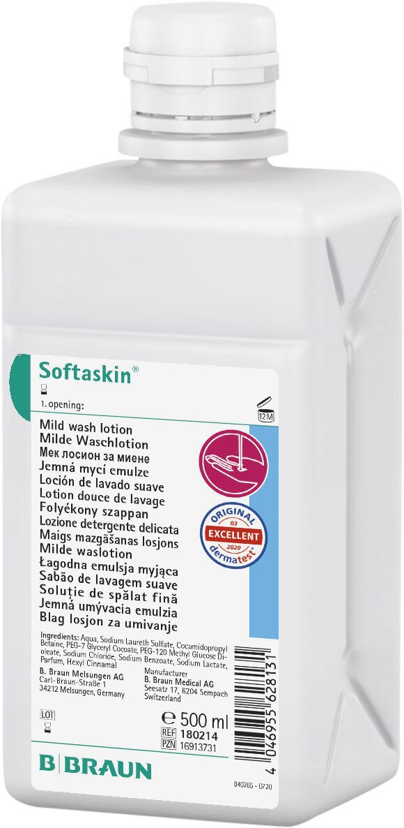 Softaskin waslotion - 500 ml fles, per stuk