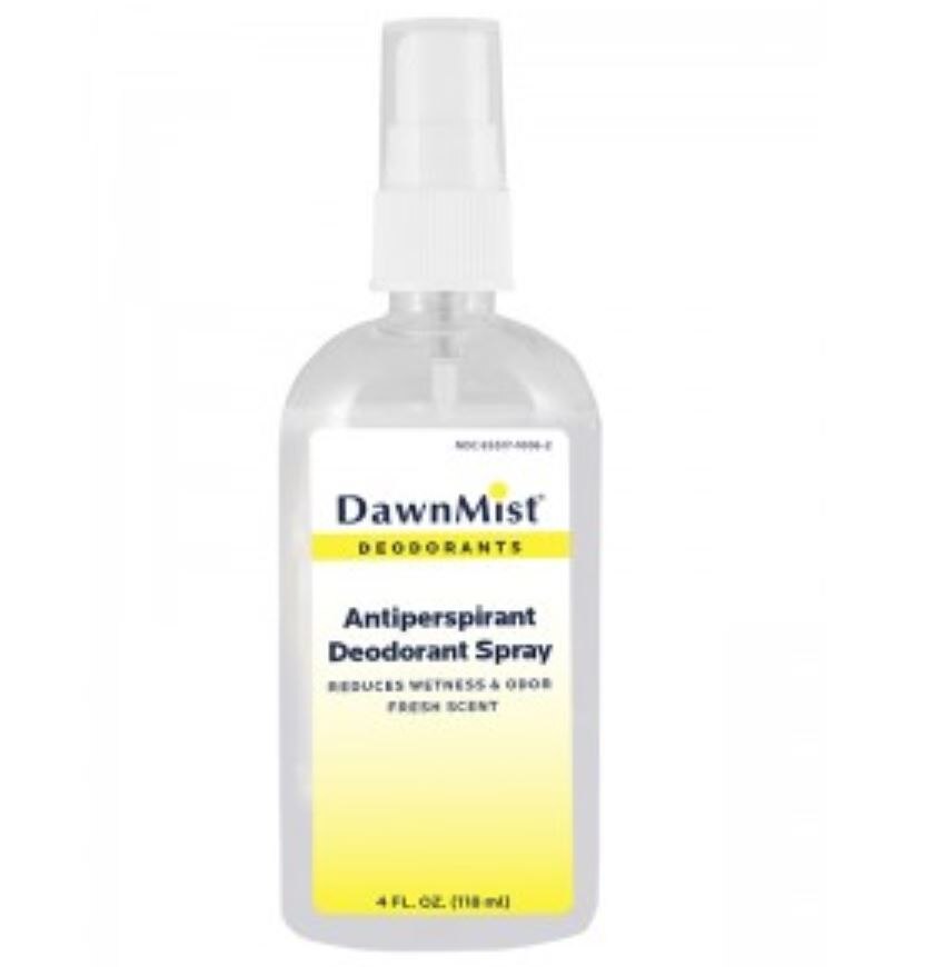 DawnMist Spray Deodorant 4oz Fresh Scent 48/Ca