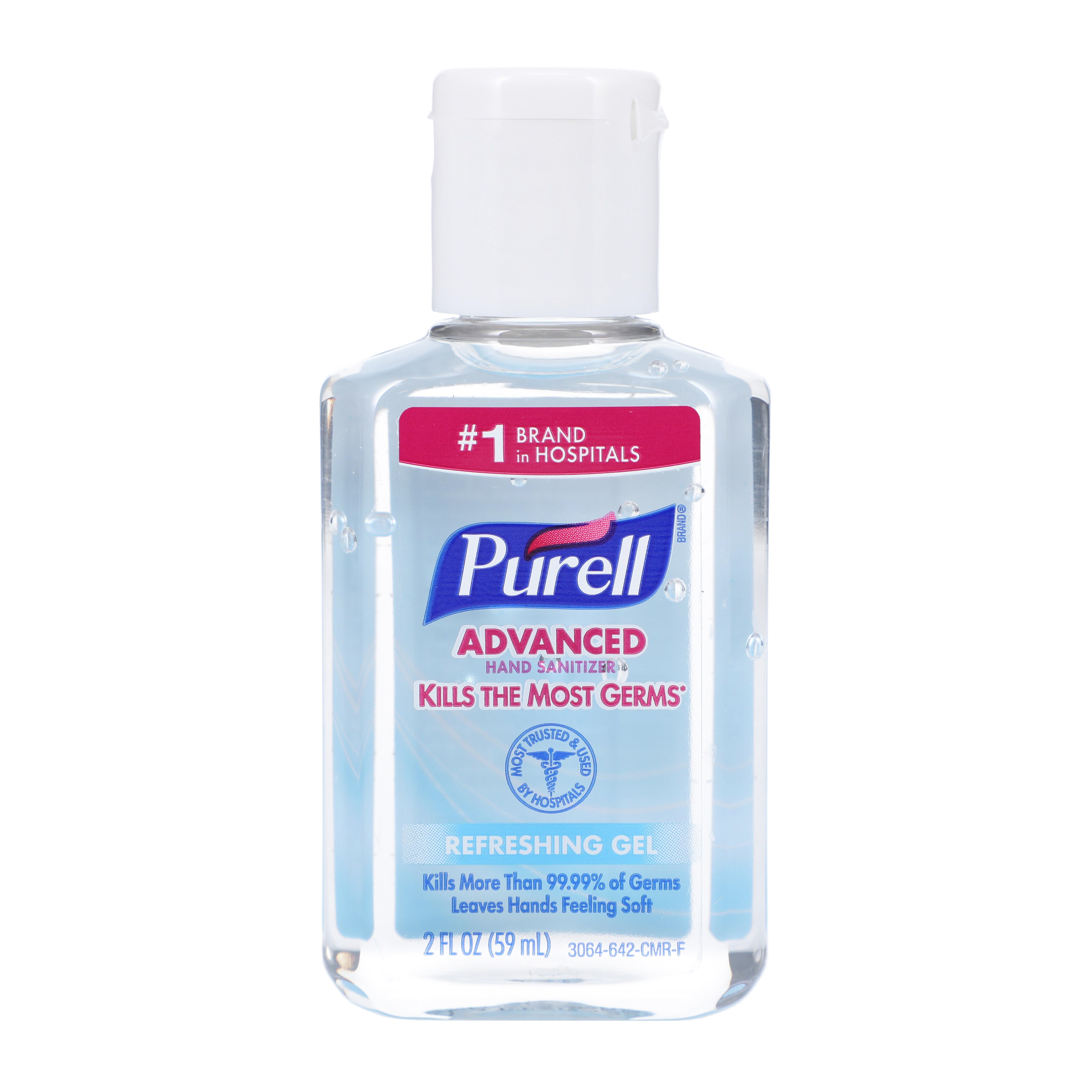 Purell Advantage Liquid Sanitizer 2 oz Bottle 24/Case