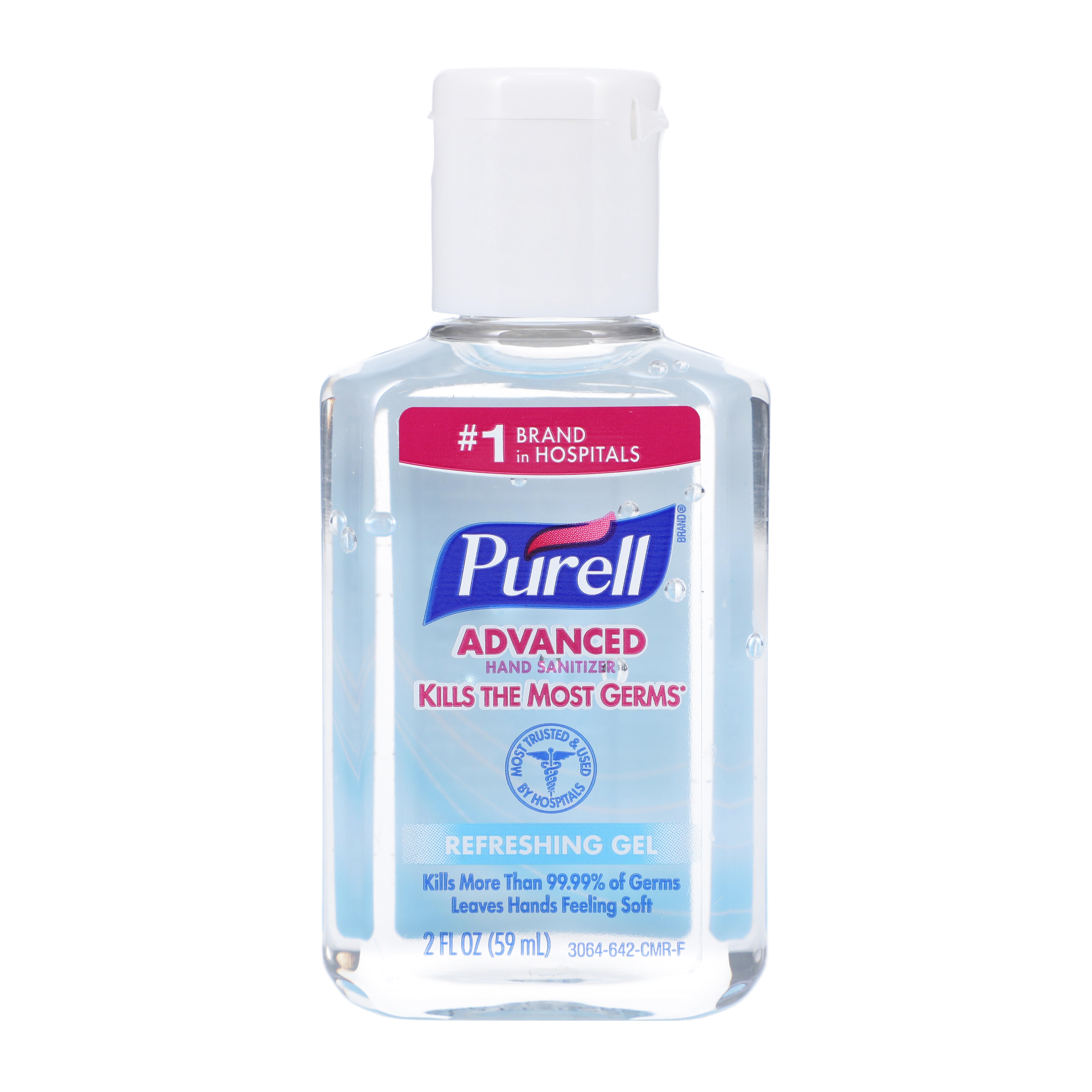 Purell Advantage Liquid Sanitizer 2 oz Bottle 24/Case