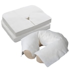 Face Cradle Cover 16 in x 12 in Fiber White Disposable 100/Pk