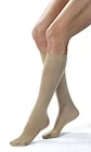 Opaque Compression Stocking Knee High Large Natural