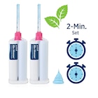 Blu-Mousse Bite Registration Classic Peppermint (120 sec) - 2x 50 ml en 6 mengtips