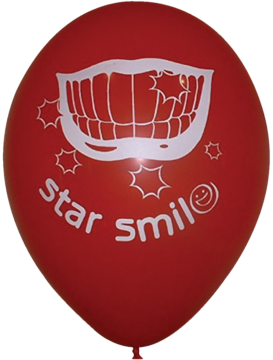 Star Smile Balloons 100pk