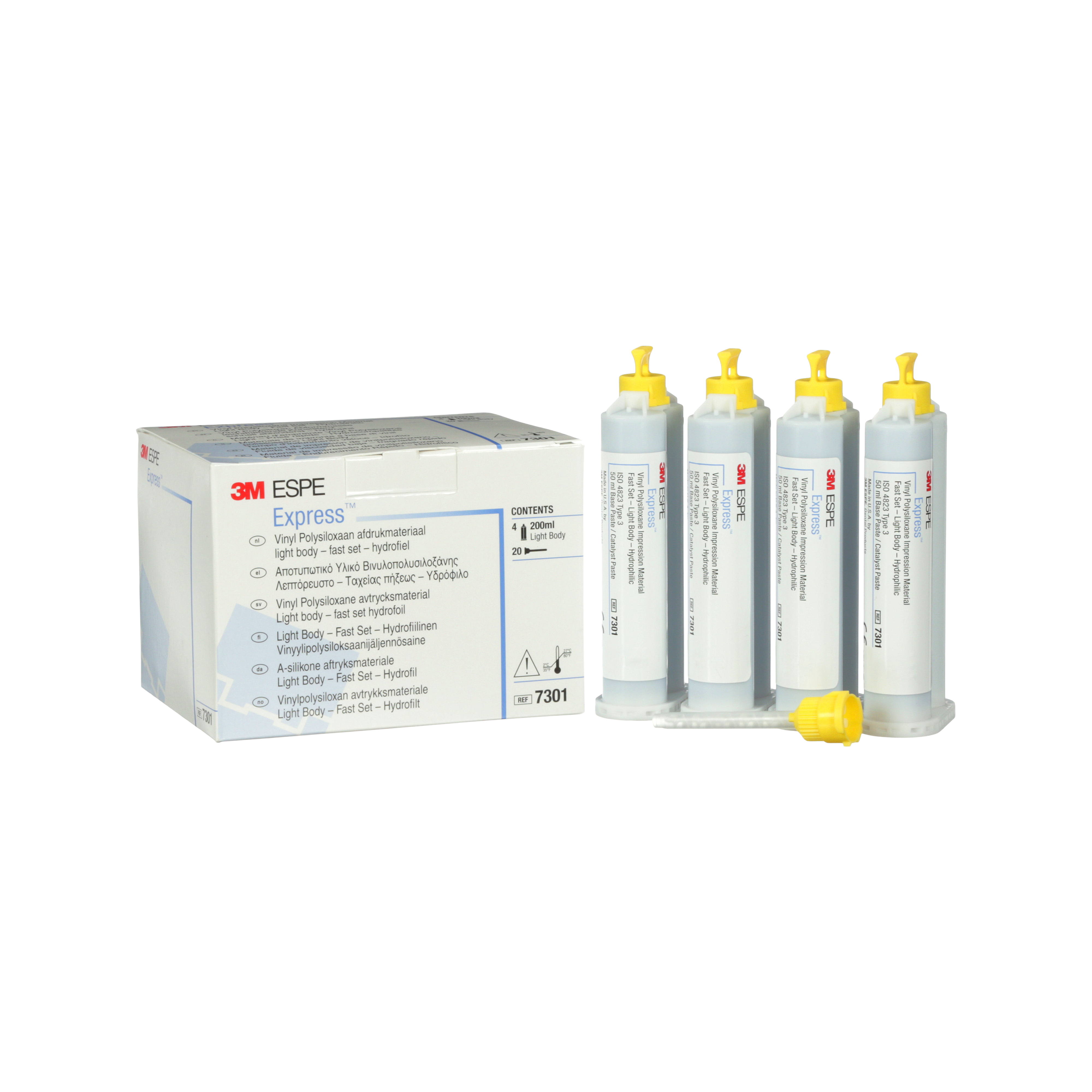 Solventum Express Light Body Fast Set Wash Cartridge 50ml 4pk 1071387 ...