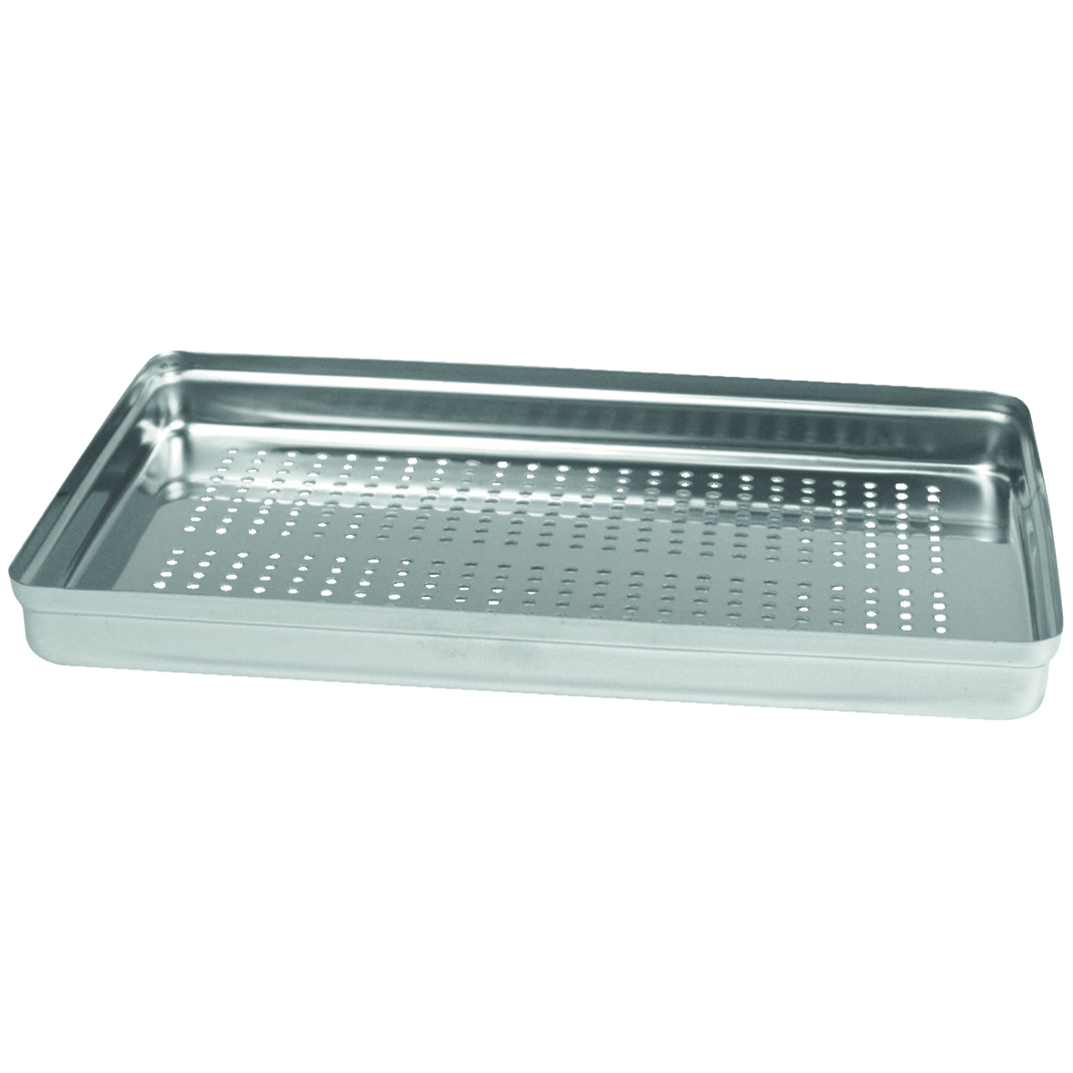 HS Instrument Tray Stainless Steel Perforated Lid 18 x 28cm