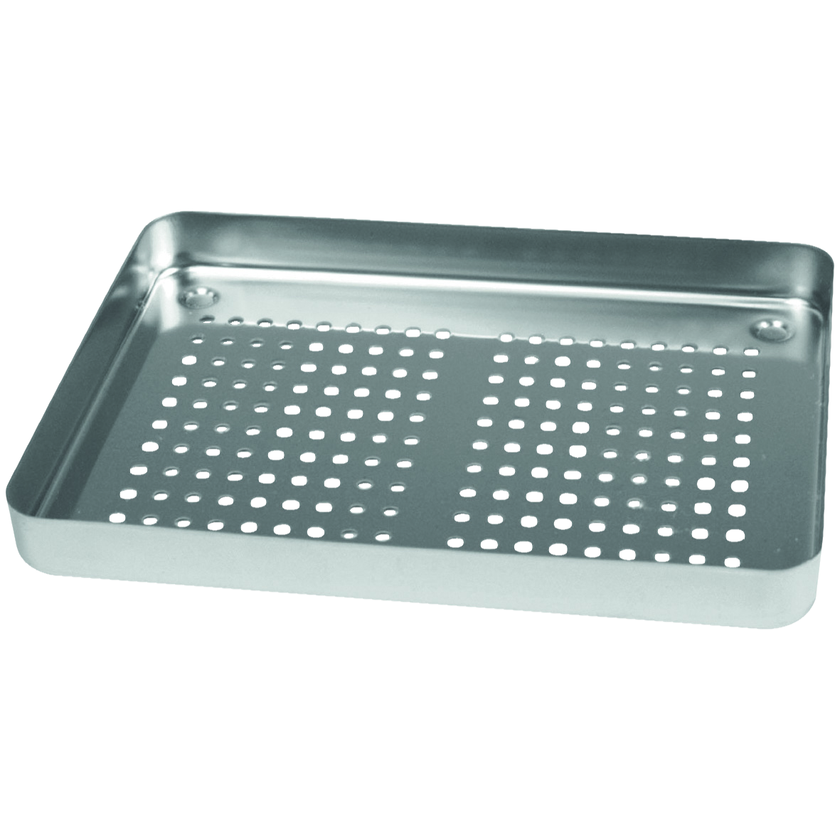 HS Instrument Tray Stainless Steel Perforated Base 14 x 18cm