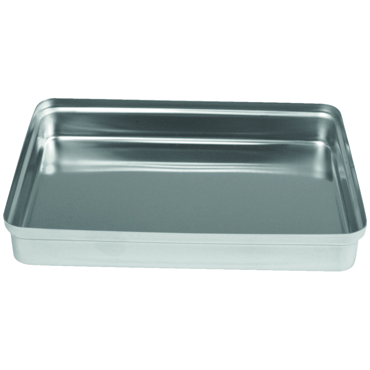 HS Instrument Tray Stainless Steel Solid Lid 14 x 18cm