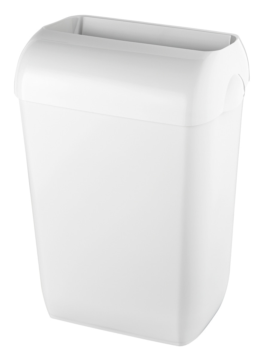 Plastiqline afvalbak 23 liter open - wit, 23 liter, per stuk