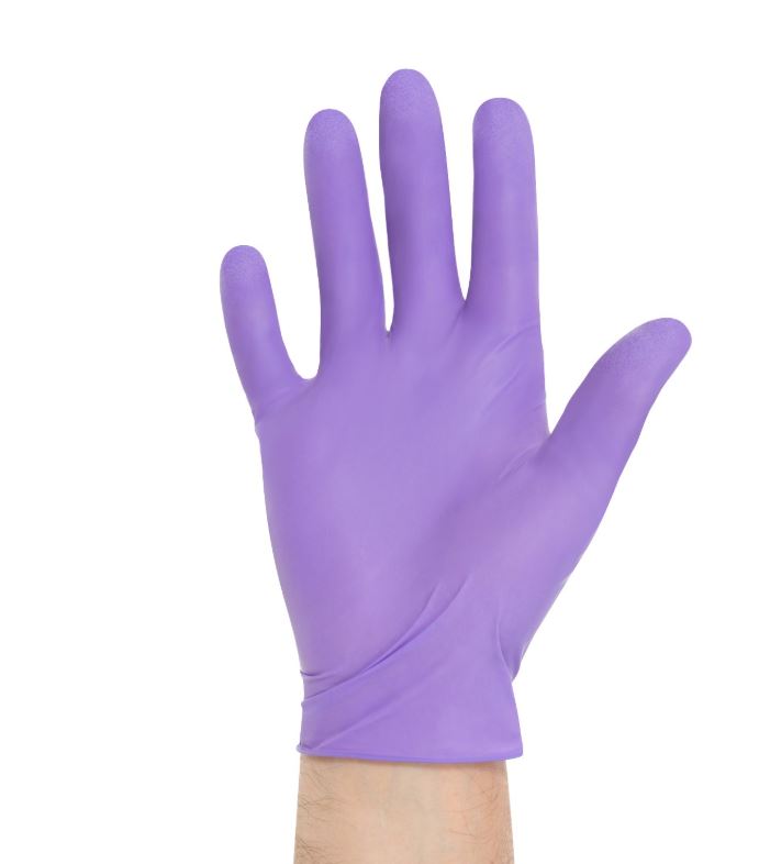 PURPLE NITRILE Nitrile Exam Gloves Small Purple Sterile 50pr/bx