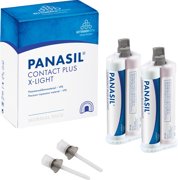 Panasil contact plus X-Light - 2x 50 ml en 8 mengtips