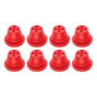 Silicone Plugs Red 8pk