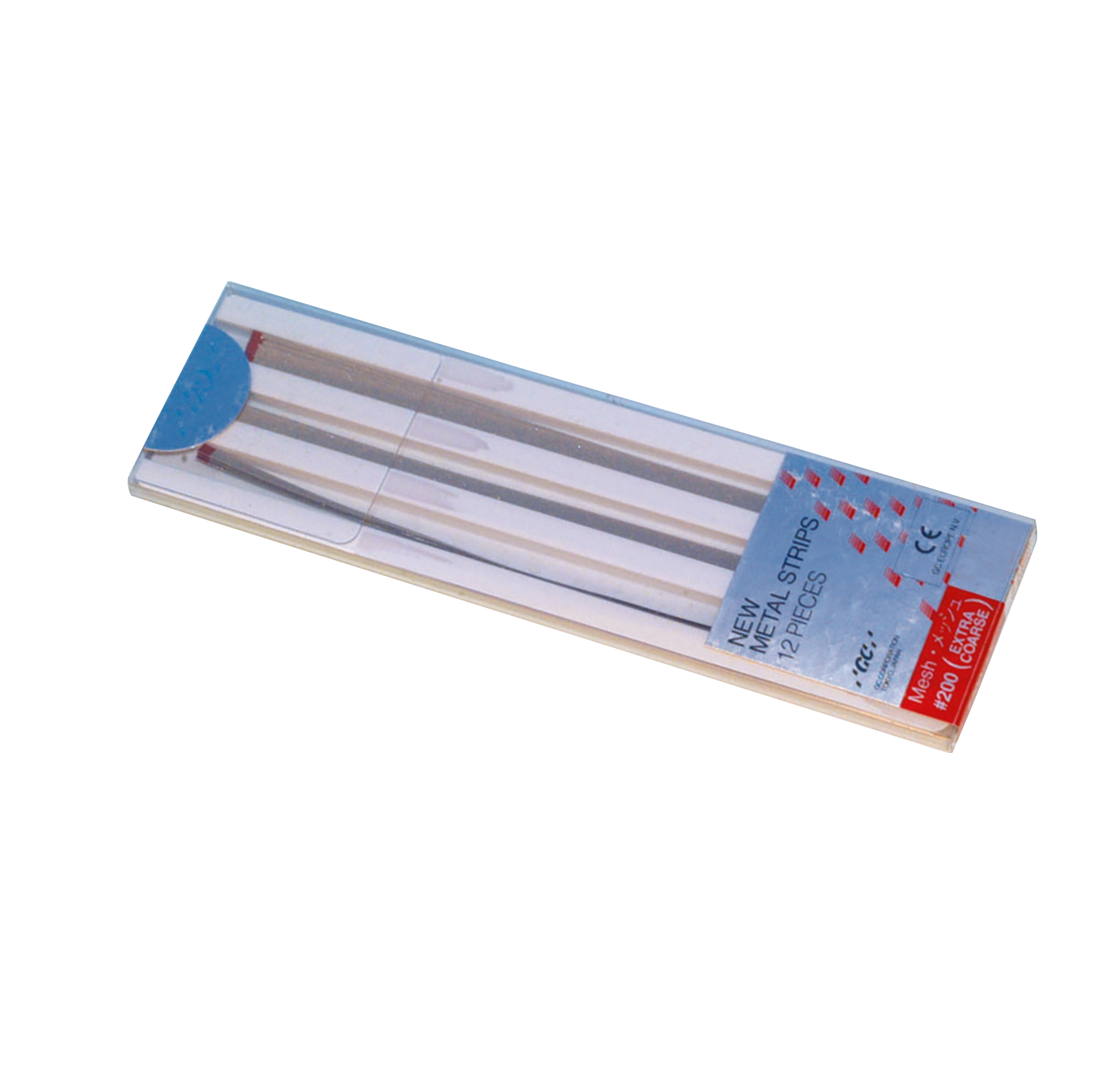 Metal Strip Extra Coarse Mesh Red 6mm 12pk