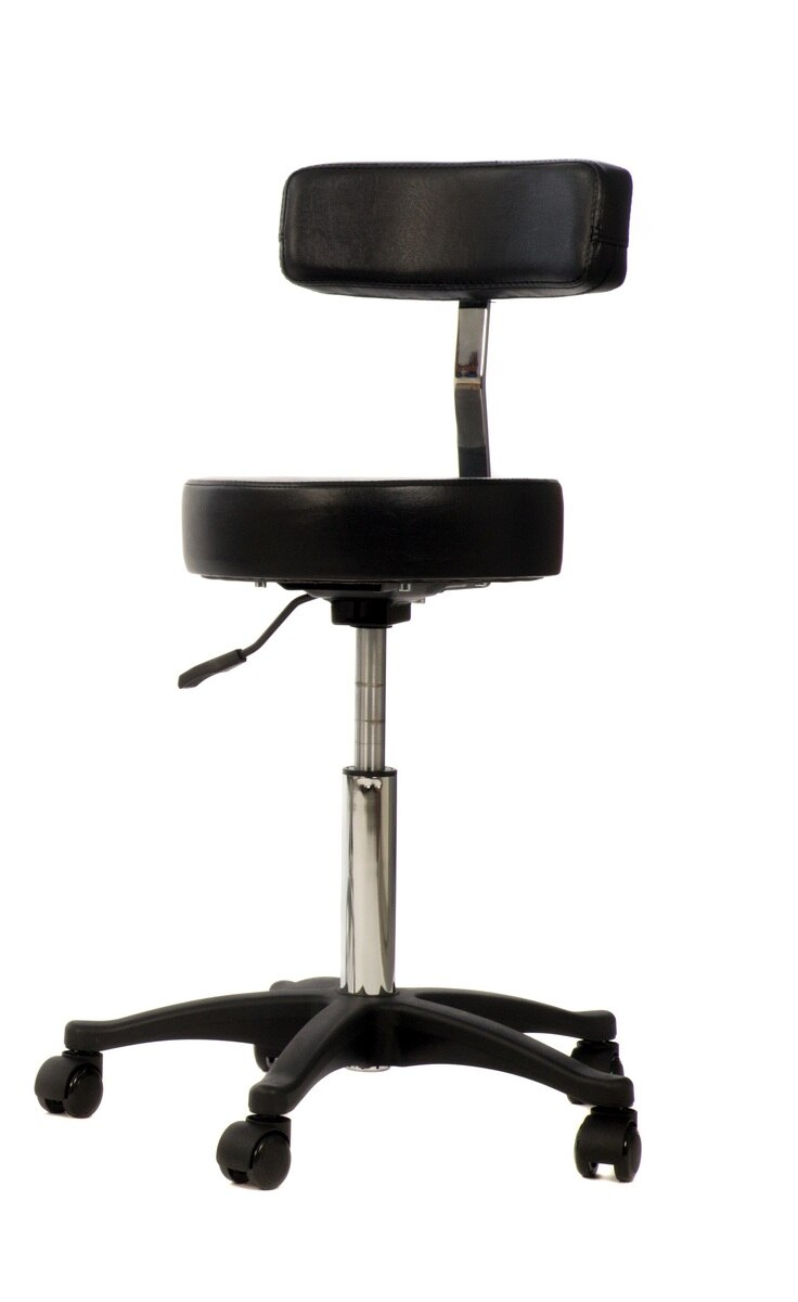 Vena Comfort tabouret - zwart 46 - 64cm