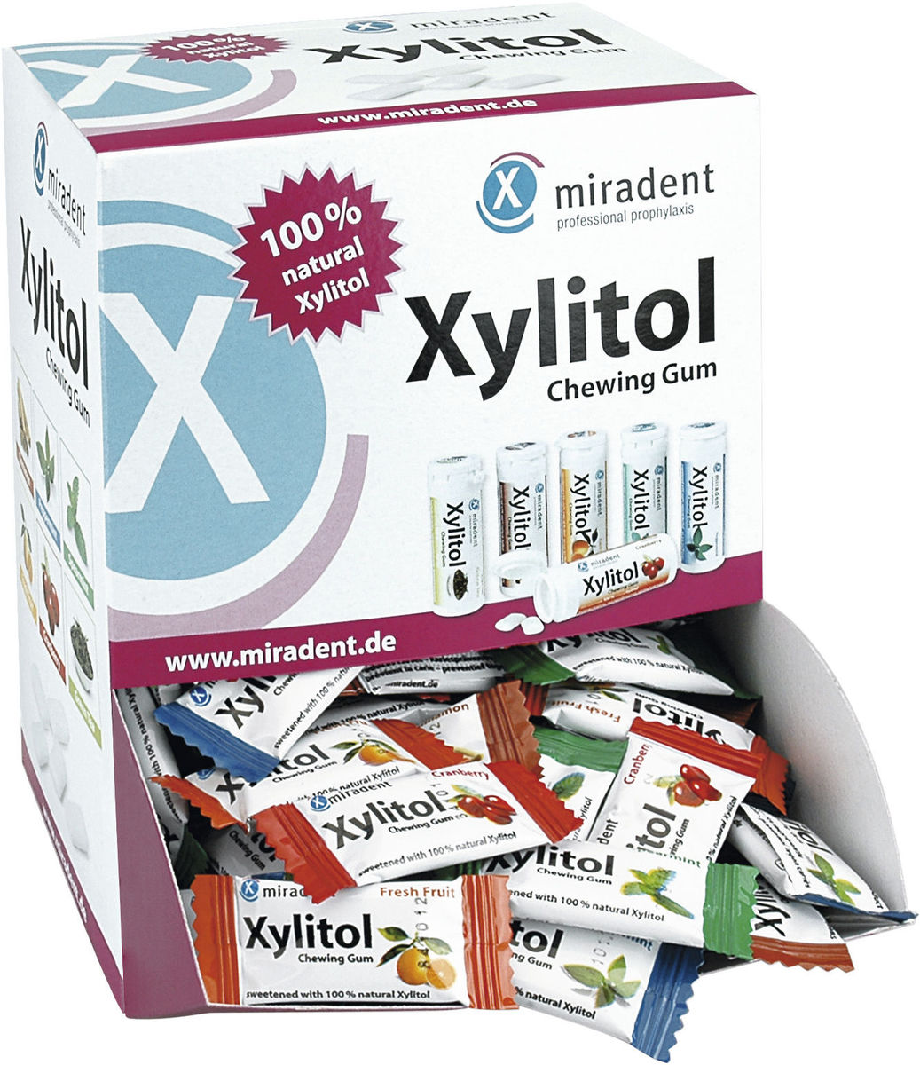 Xylitol Chewing Gum - Assortimentsdoos - 6 smaken (200 stuks)