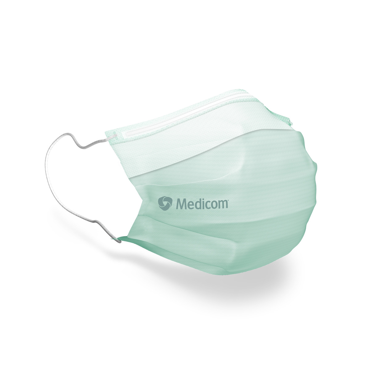 Mondmasker SafeMask SofSkin fog-free earloop Type IIR - Groen - 50 stuks