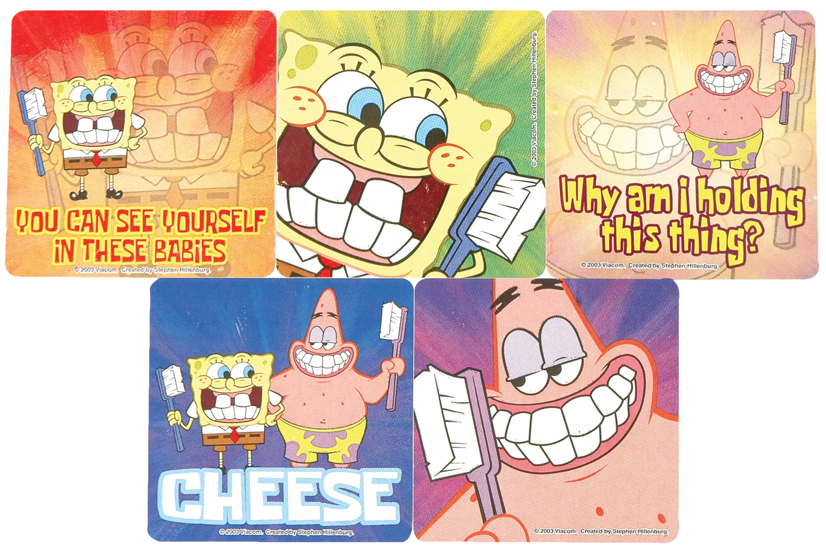 Stickers Sponge Bob Square Pants 100pk