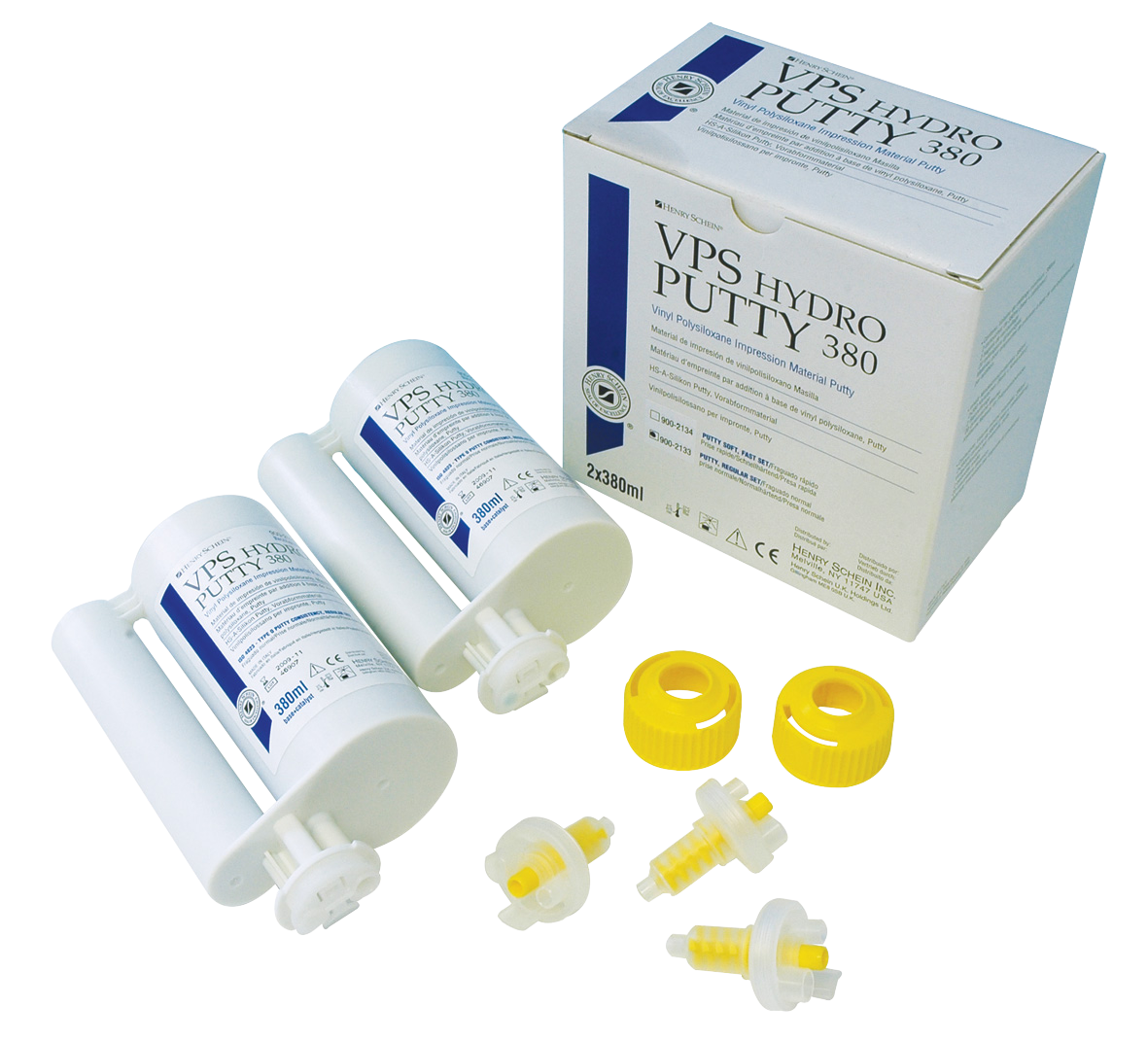 HS VPS Hydro 380 Putty Regular Automix Cartridge 380ml 2pk