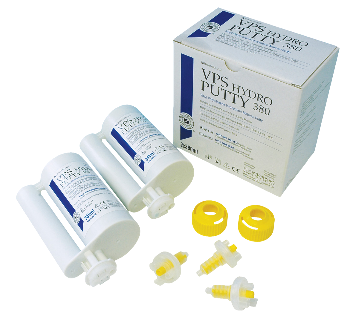 HS VPS Hydro 380 Putty Fast Automix Cartridge 380ml 2pk