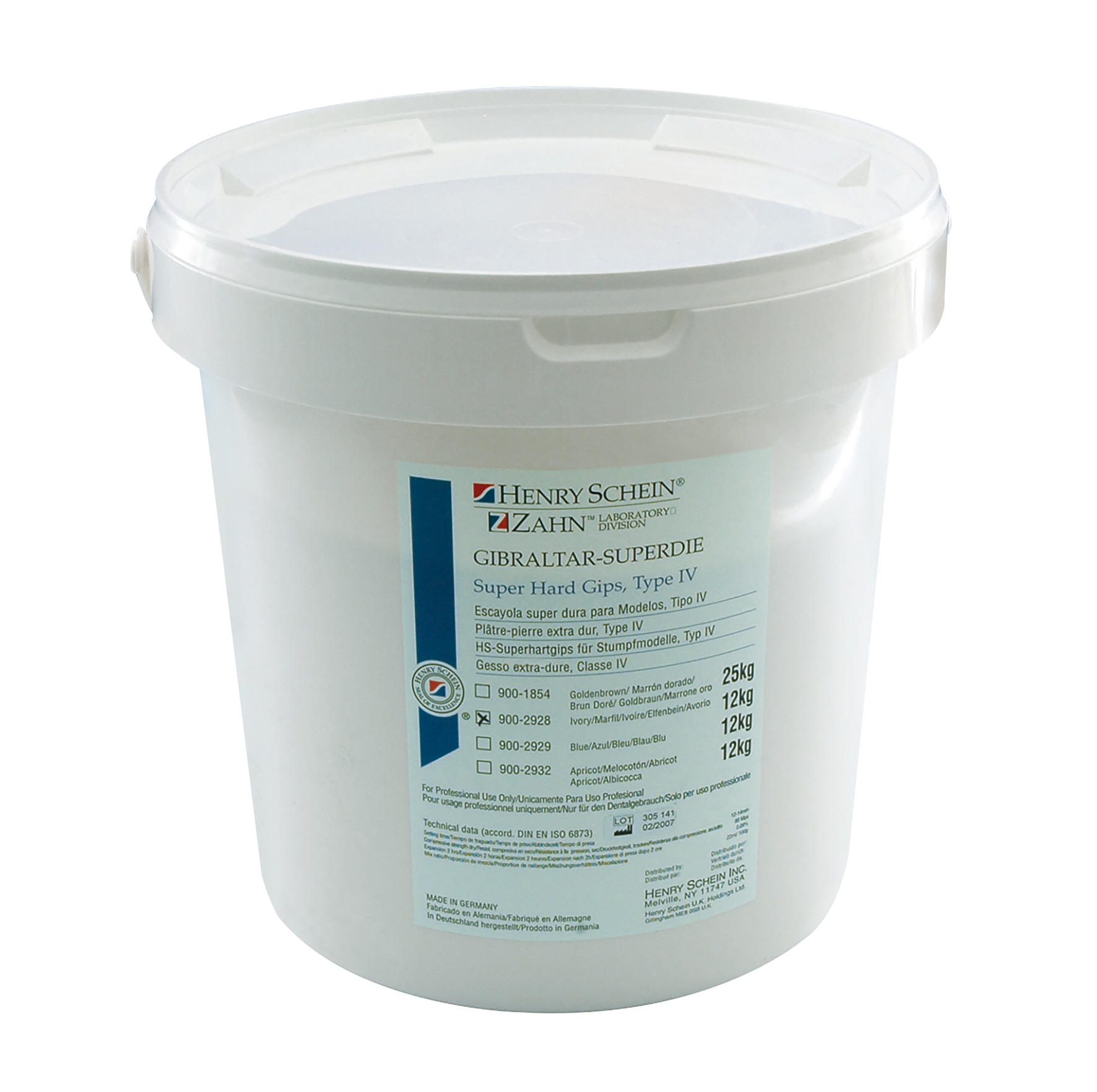 HS Gibraltar Super Die Type IV Ivory 12kg