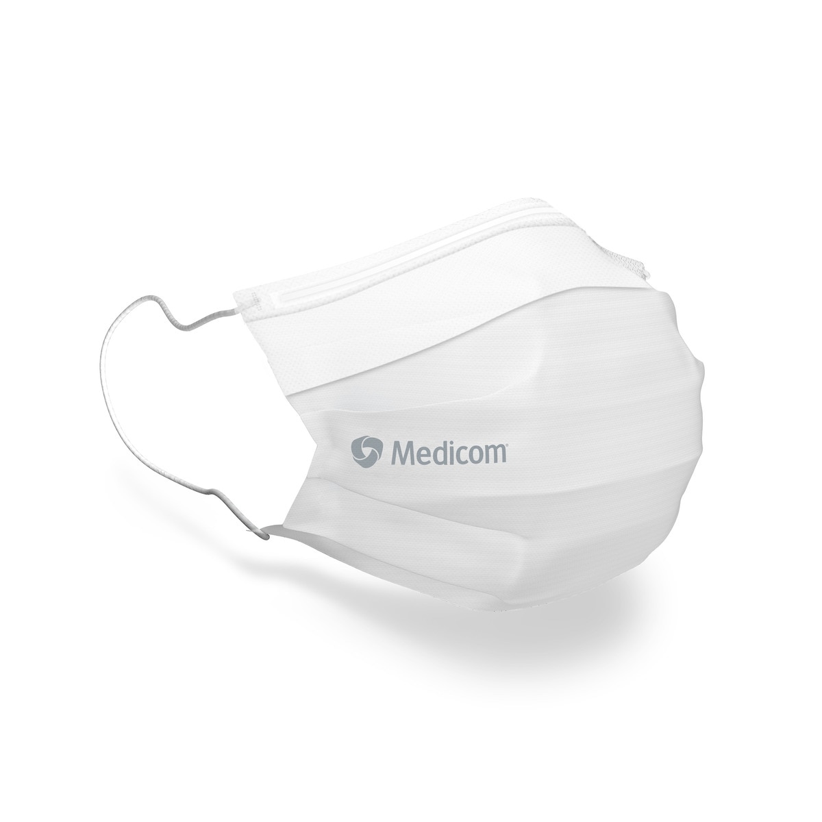 Mondmasker SafeMask Earloop Type IIR - Wit, 50 stuks