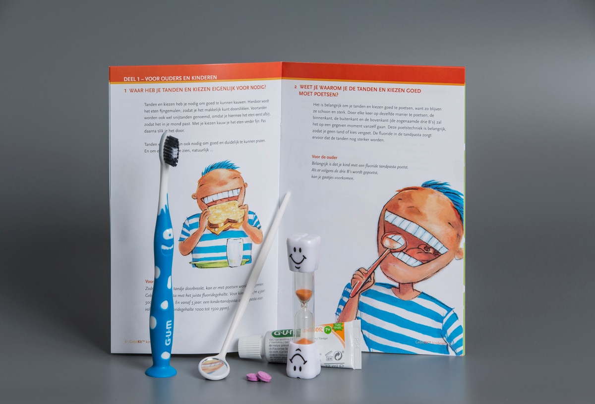 GebitKit Kinderen 7-9 jaar - voorlichtingskit - 12 stuks
