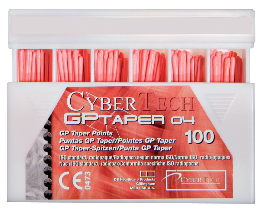 Cyber Taper Gutta Percha 004 Size 45 100pk