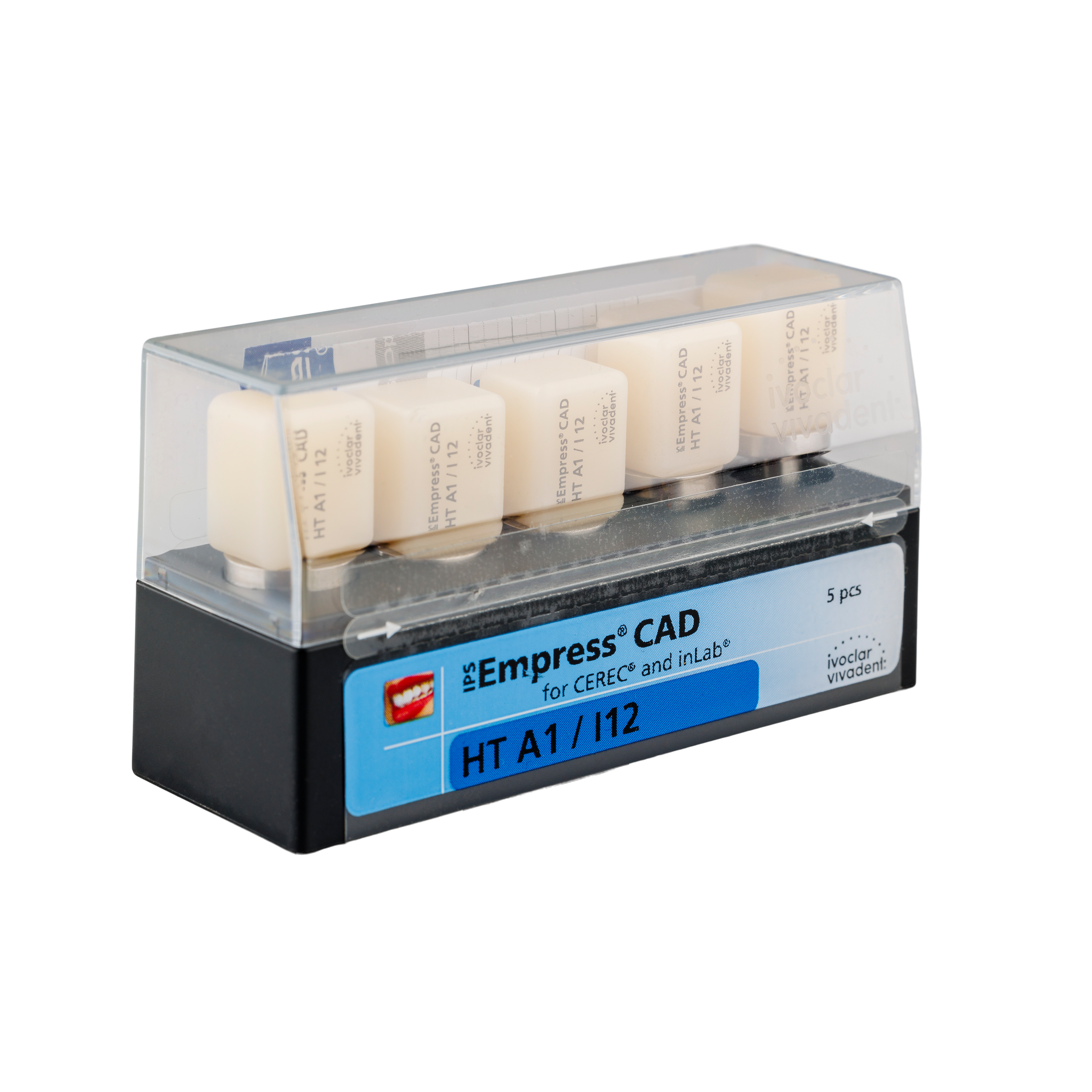 IPS Empress CAD CEREC/inLab (HT) High Translucency Block Shade A1 Size I12 5pk