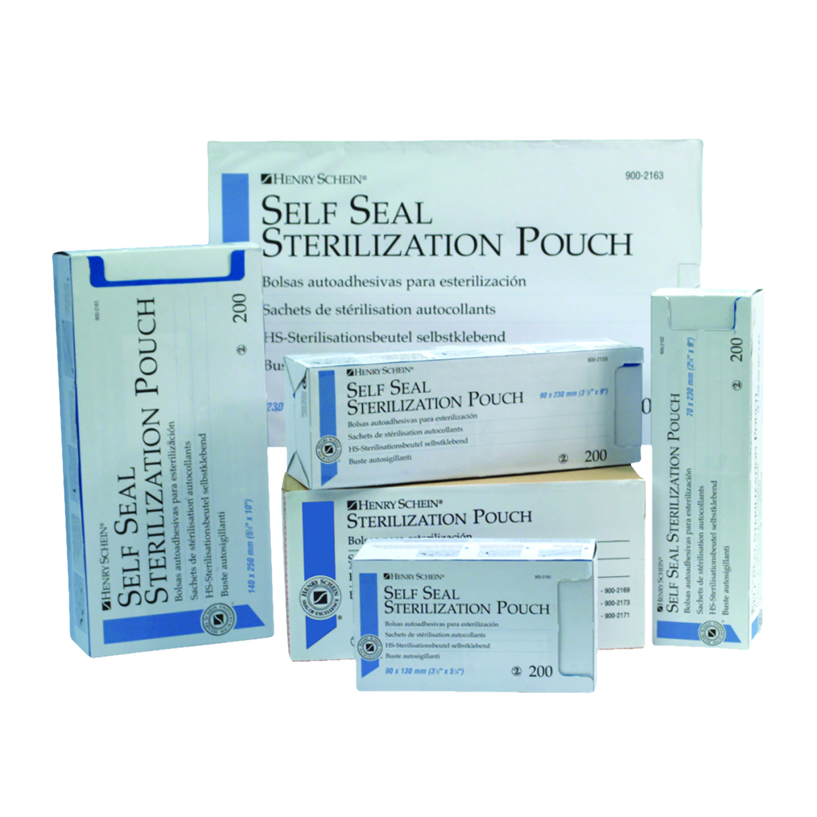 HS Sterilisation Pouches Self Seal 134x280mm 200pk