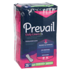 Prevail Pantiliners 7-1/2" Light White Disposable 26x12/Ca