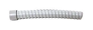 Spiral Grey Tube D16 W/Adaptors