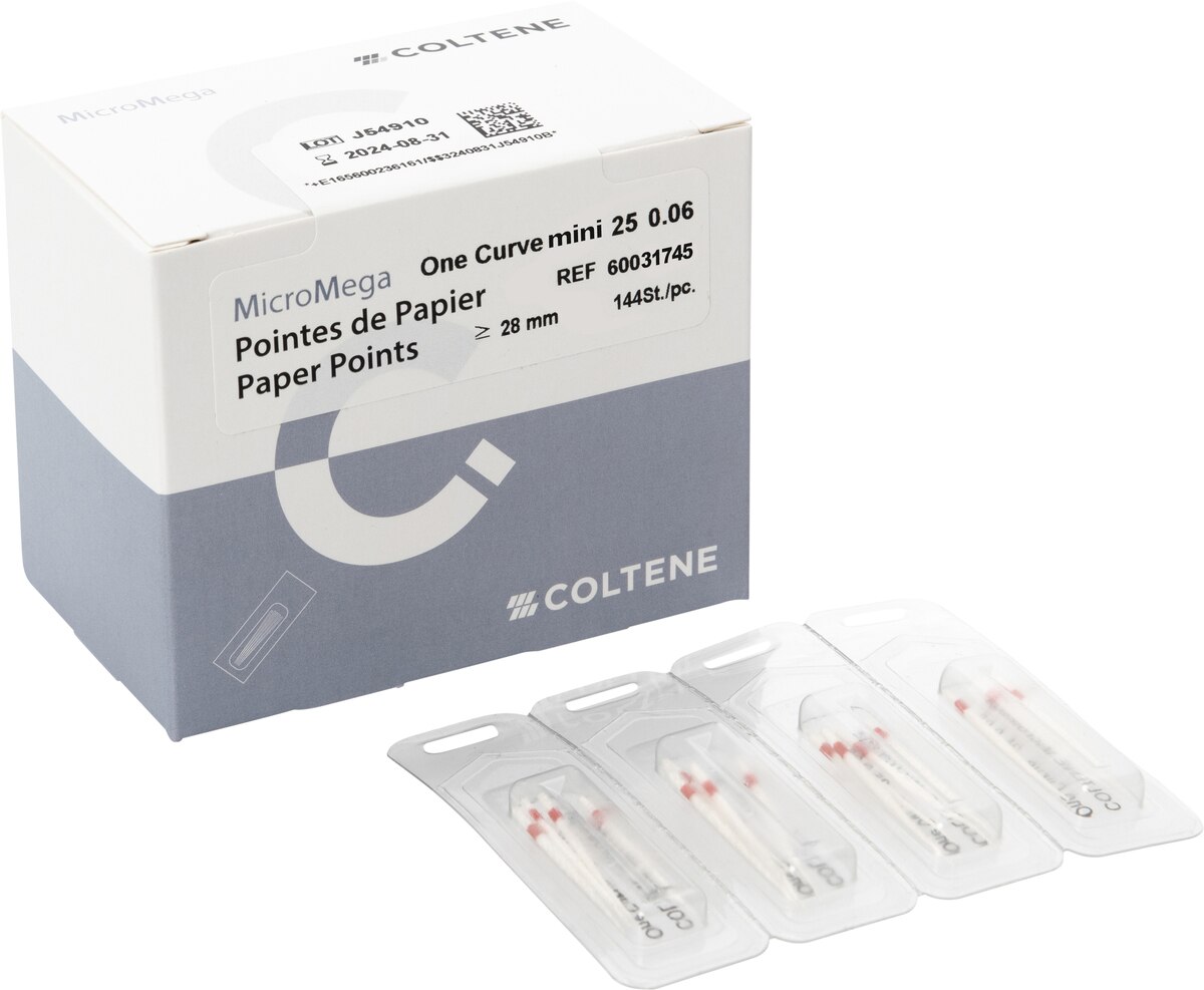 One Curve mini paperpoints - ISO 025, 144 stuks