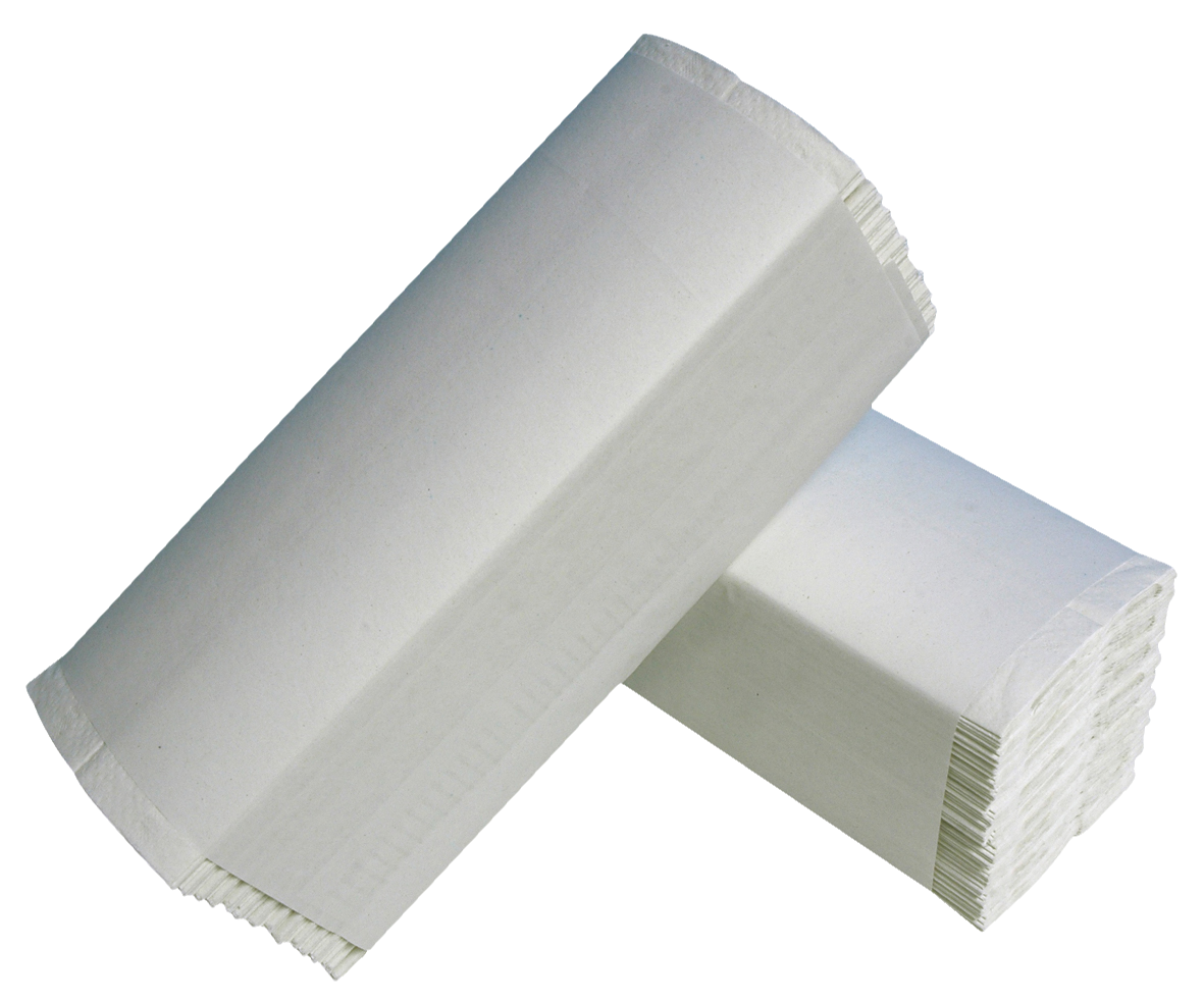 HS C-Fold Towels 2-Ply White 25 x 31cm 152 Sheets 16pk