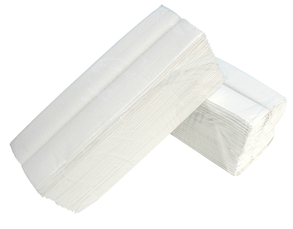 DEHP C-Fold Towel 1-Ply Recycled White 25 x 33cm 3744pcs (24 x 156pk)