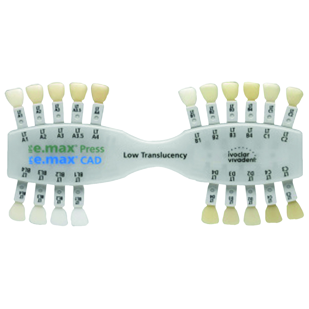 IPS E.Max Press/CAD LT Shade Guide