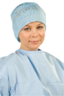 Omnia Unisex Breathable Cap Light Blue 100pk