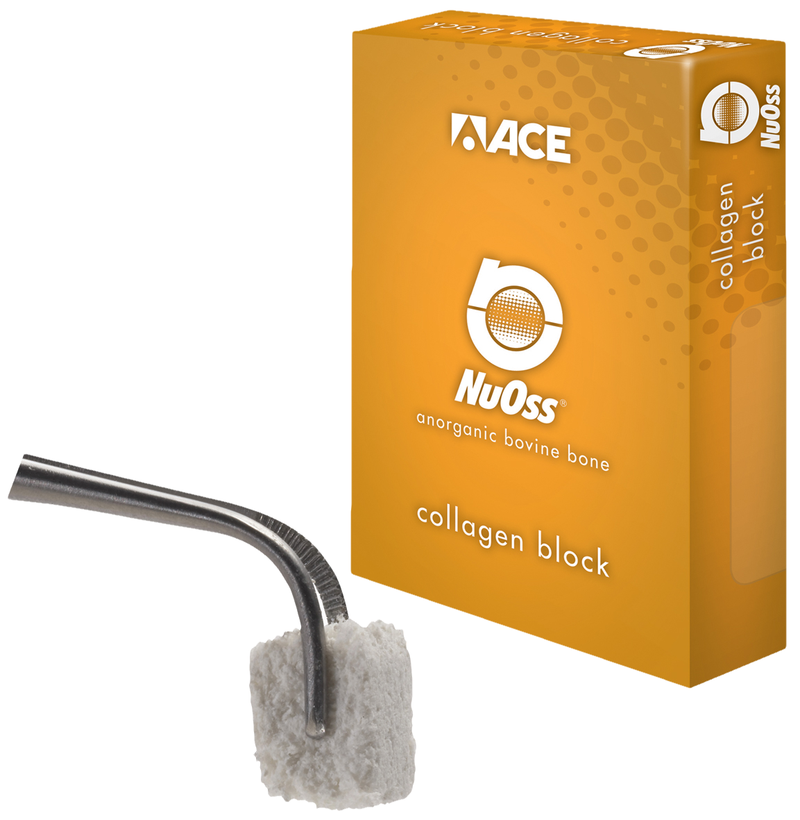 Ace Surgical Supply NuOss Collagen Block 500mg 10x11x12mm 1091917 ...