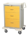 Isolation/Medication Cart 25x32x46-1/4" (4) 5" Swivel Caster/2 Locking