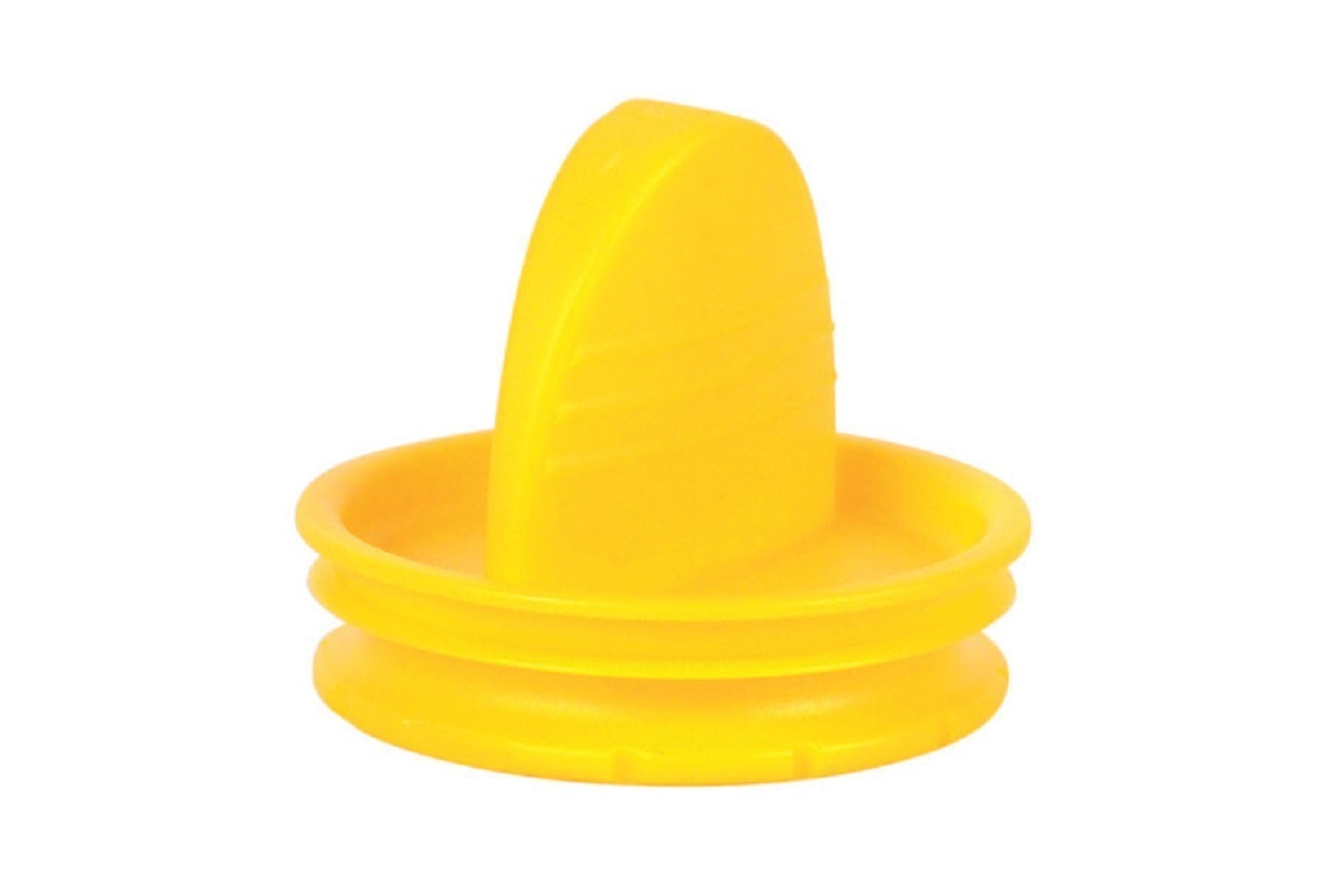 Dop voor disposable afzuigfilter geel - REF. 0725-041-03, per stuk