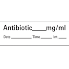 Anesthesia Tape DTI Antibiotic mg/ml White Paper 1/2x500" 333/Rl