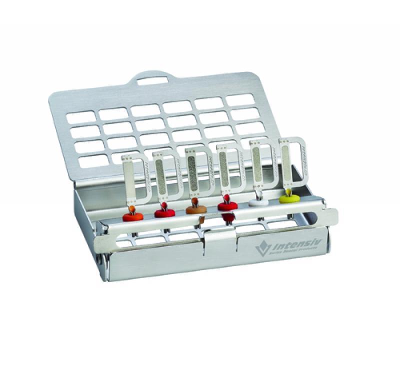 Ortho-Strips System Double Sided Set 01 - Tray met 1 Opener & 5 Central Strips