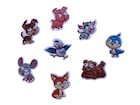 Animal Googlies stickers - DNL002, 144 stuks