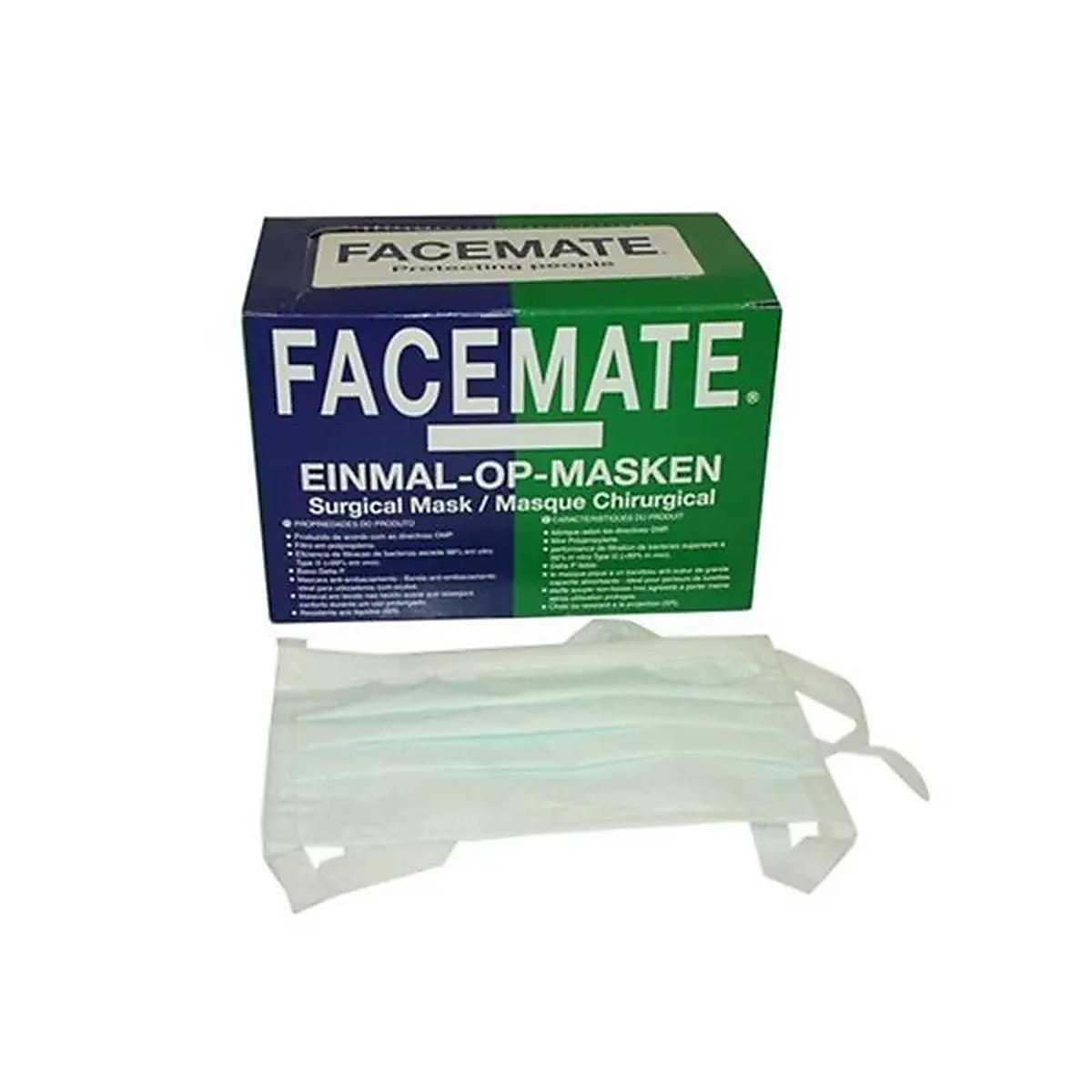 Facemate Masks Type II - Groen, 50 stuks