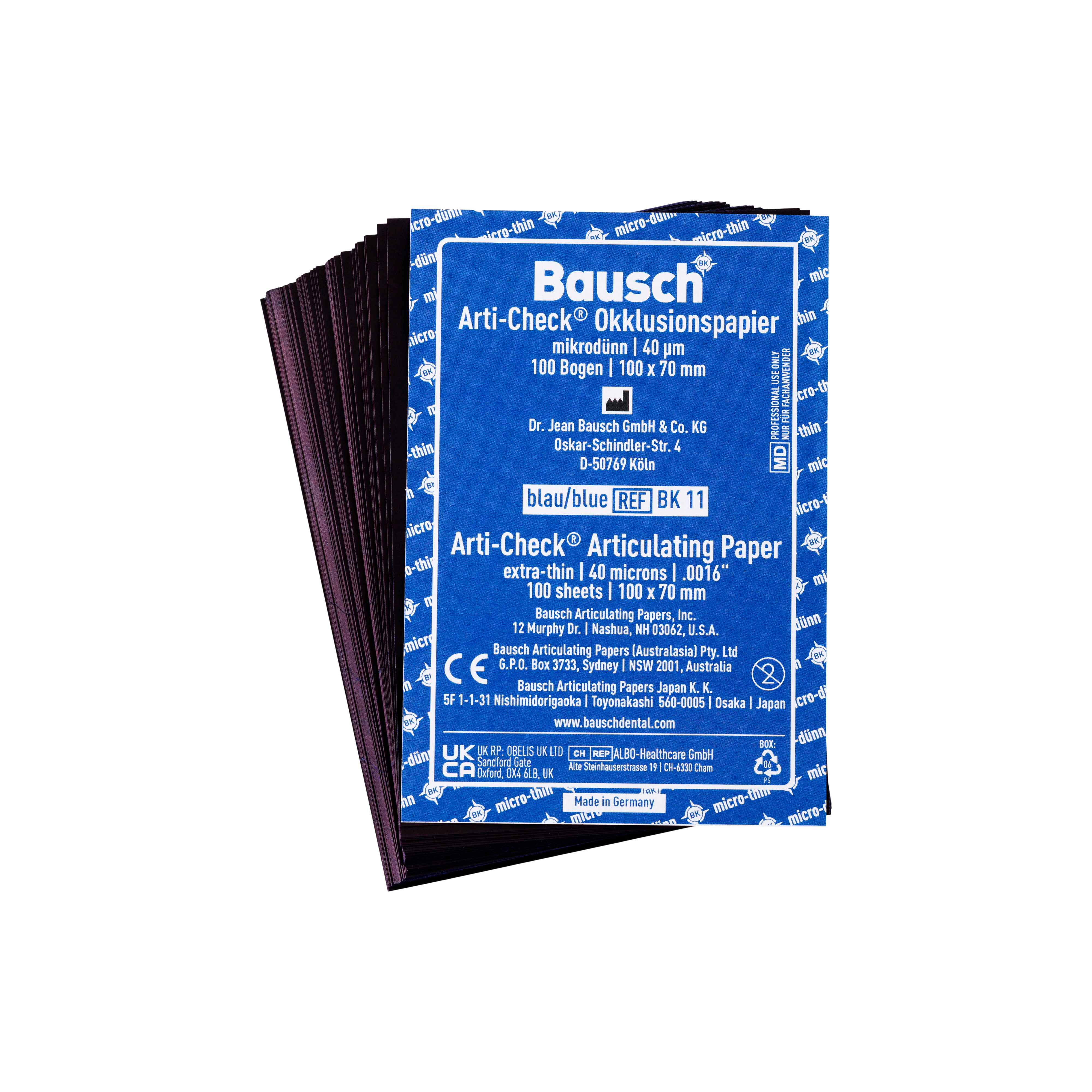 Articulating Paper Ultra Thin BK11 Blue 10x7cm