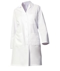 Fashion Seal Lab Coat 3 Pockets 39.5 in White Womens Ea