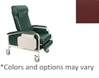 CareCliner XL Chair 450lb Capacity Burgundy Ea