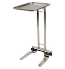 Mayo Stand Tray / Swivel Casters / Foot-Pedal Operated Lock Ea