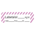 Anesthesia Label DTI Labetalol mg/ml White/Violet 1-1/2x1/2" 600/Rl