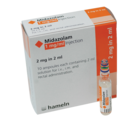 Midazolam 1mg/1ml Solution for Injection/Infustion 2mg in 2ml Ampoule 10pk