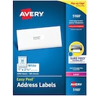 Avery White Laser Address Labels 1" x 2 5/8" Box Of 3000 3000/Bx